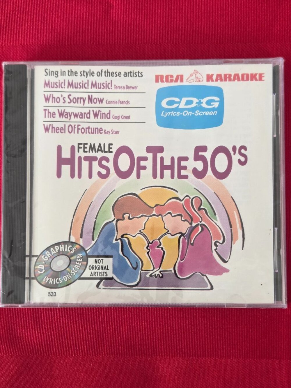 1995 FEMALE HITS OF THE 50'S, KARAOKE CD, STILL SEALED!!!